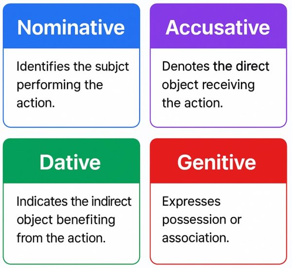 German Declensions Tool for Practice Examples