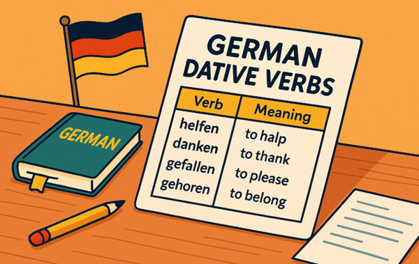 german dative case pdf sheet